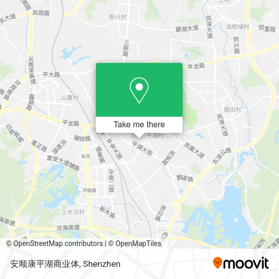 安顺康平湖商业体 map