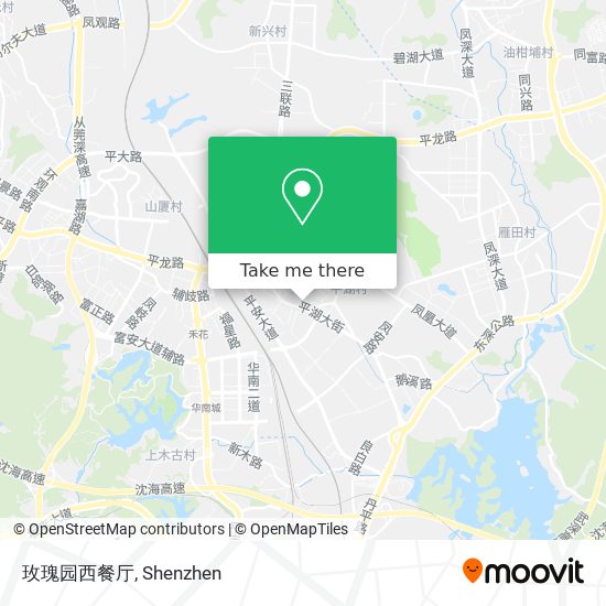 玫瑰园西餐厅 map
