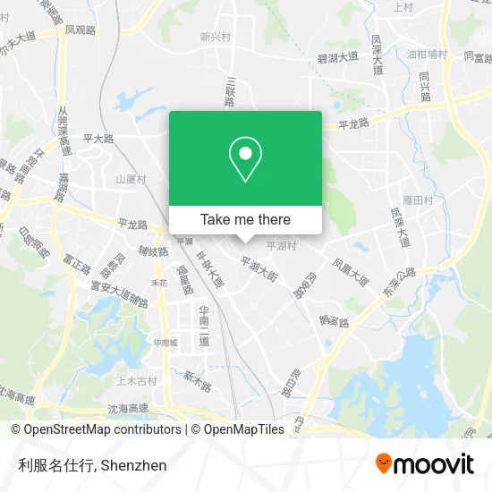 利服名仕行 map