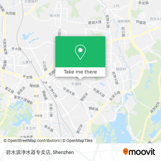 碧水源净水器专卖店 map