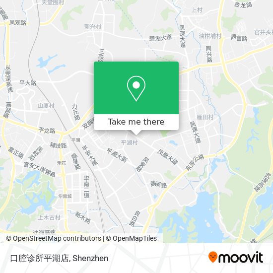 口腔诊所平湖店 map