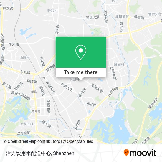 活力饮用水配送中心 map