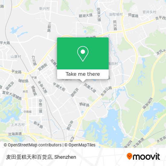 麦田蛋糕天和百货店 map