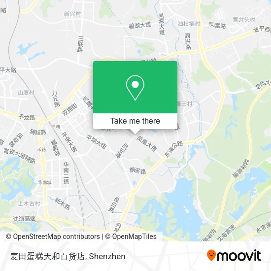 麦田蛋糕天和百货店 map