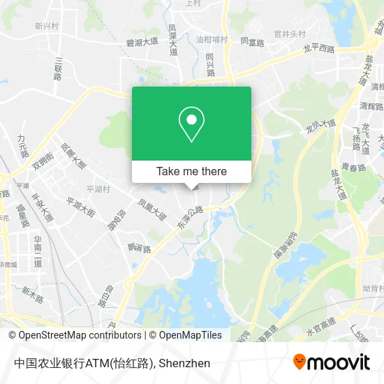 中国农业银行ATM(怡红路) map