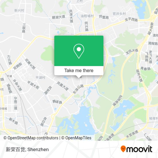 新荣百货 map