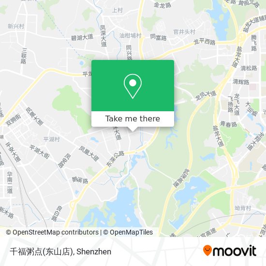 千福粥点(东山店) map