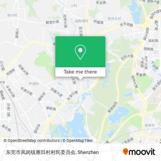 东莞市凤岗镇雁田村村民委员会 map