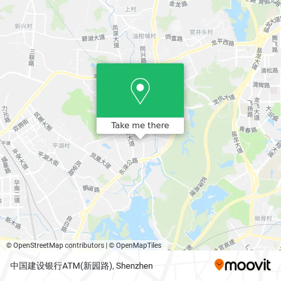 中国建设银行ATM(新园路) map