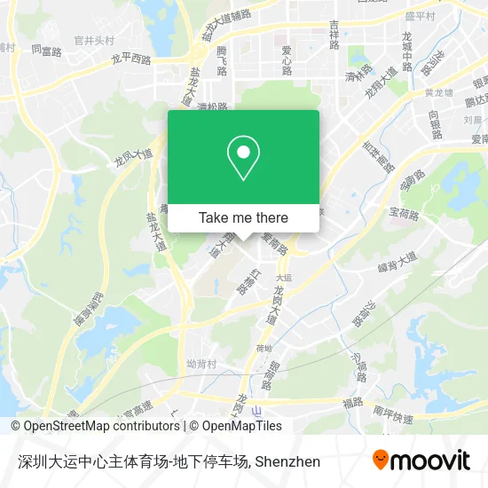 深圳大运中心主体育场-地下停车场 map
