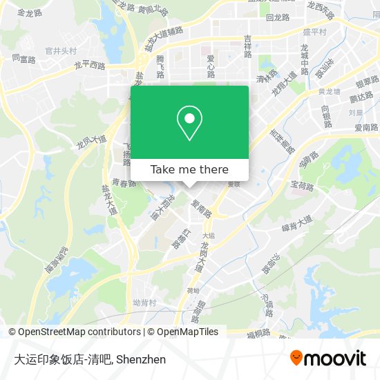 大运印象饭店-清吧 map