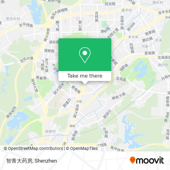 智青大药房 map