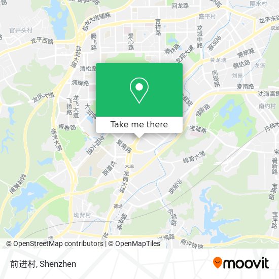 前进村 map