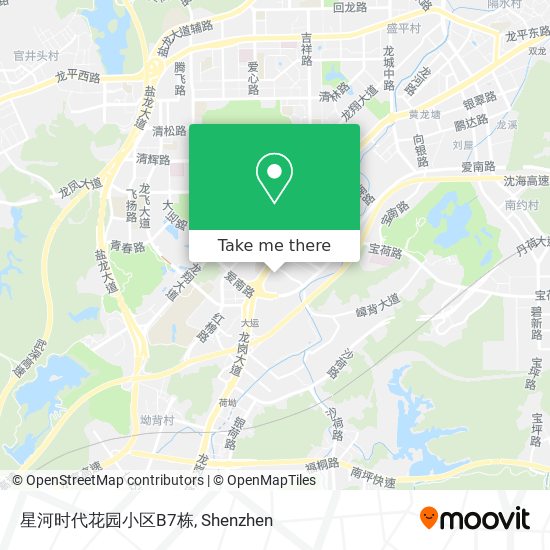 星河时代花园小区B7栋 map