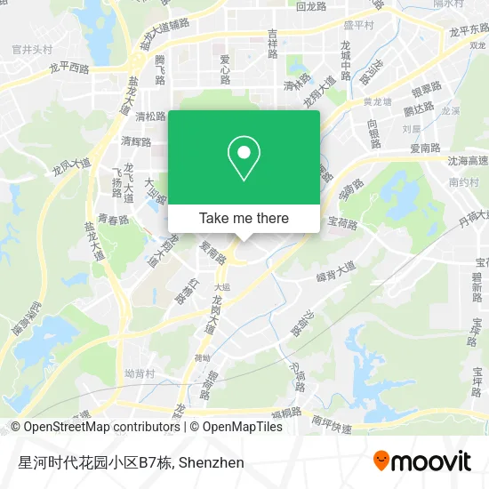 星河时代花园小区B7栋 map