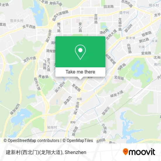 建新村(西北门)(龙翔大道) map