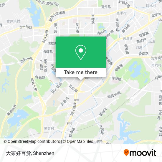 大家好百货 map