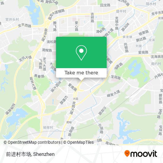 前进村市场 map