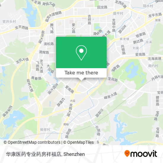 华康医药专业药房祥福店 map