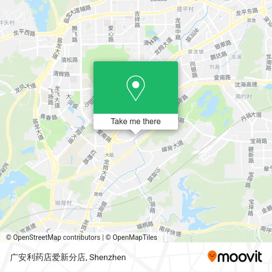 广安利药店爱新分店 map