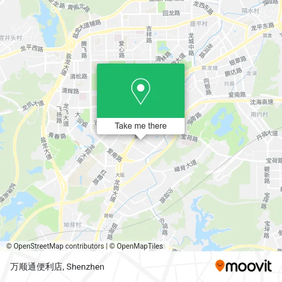 万顺通便利店 map