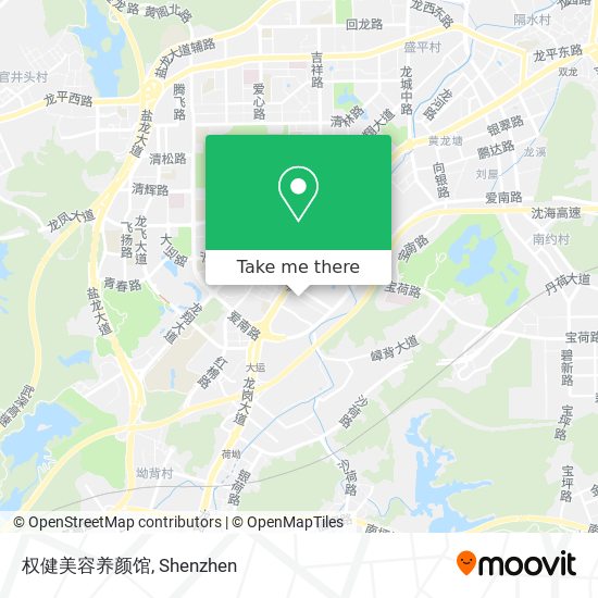 权健美容养颜馆 map