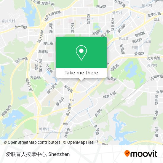 爱联盲人按摩中心 map
