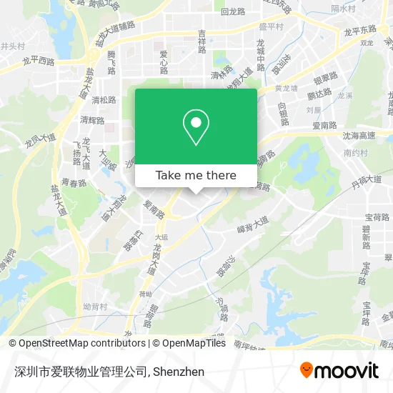 深圳市爱联物业管理公司 map