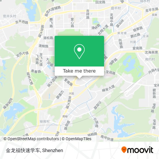 金龙福快速学车 map