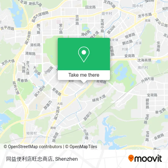同益便利店旺忠商店 map