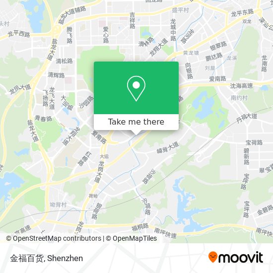 金福百货 map