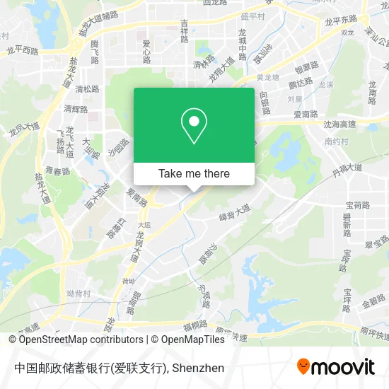 中国邮政储蓄银行(爱联支行) map