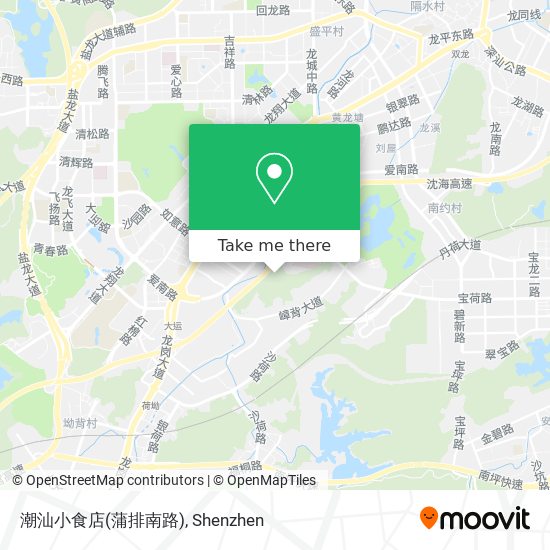 潮汕小食店(蒲排南路) map