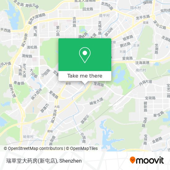 瑞草堂大药房(新屯店) map