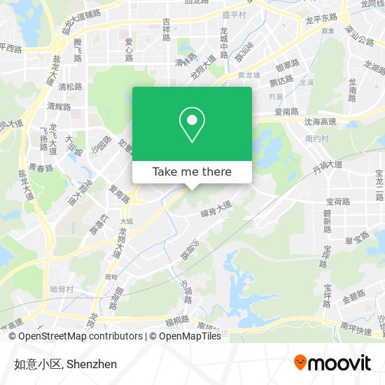 如意小区 map