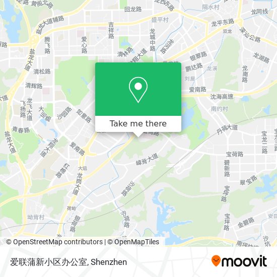 爱联蒲新小区办公室 map