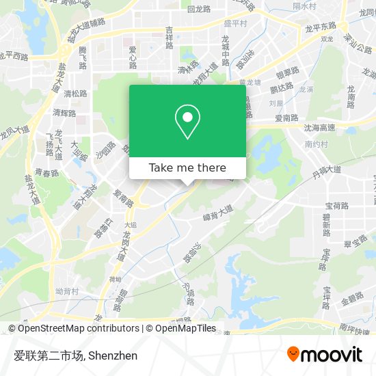 爱联第二市场 map