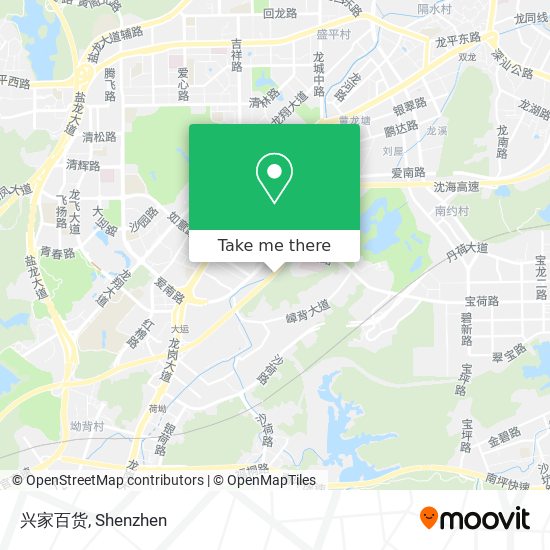 兴家百货 map