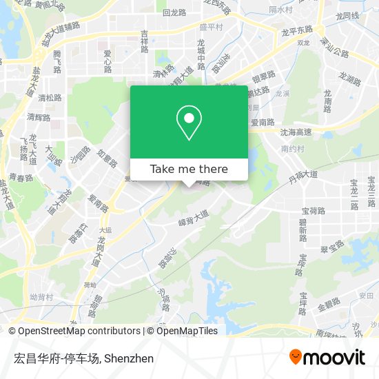 宏昌华府-停车场 map