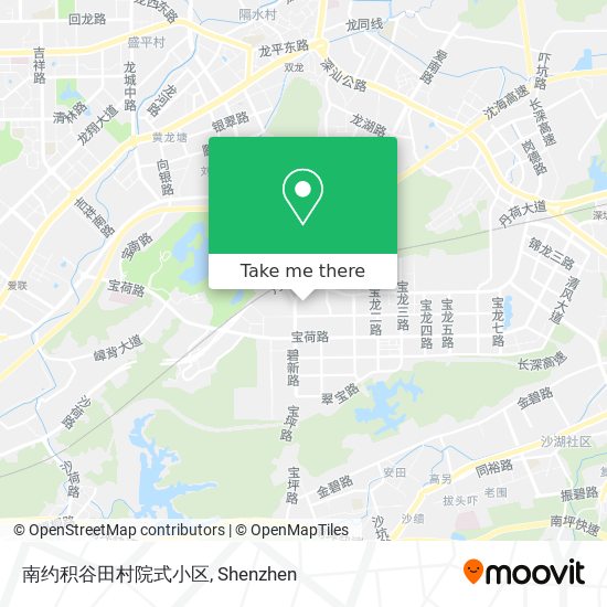 南约积谷田村院式小区 map