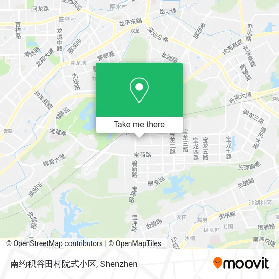 南约积谷田村院式小区 map