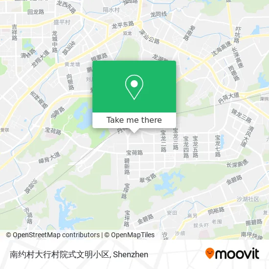 南约村大行村院式文明小区 map