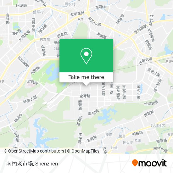 南约老市场 map