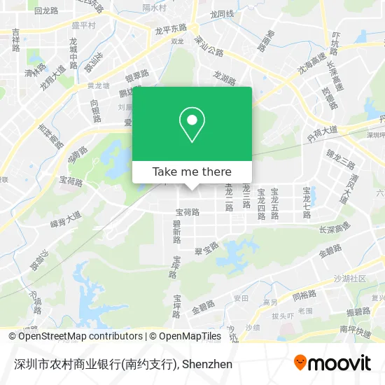 深圳市农村商业银行(南约支行) map