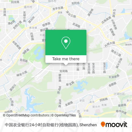 中国农业银行24小时自助银行(植物园路) map