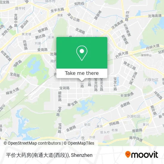 平价大药房(南通大道(西段)) map