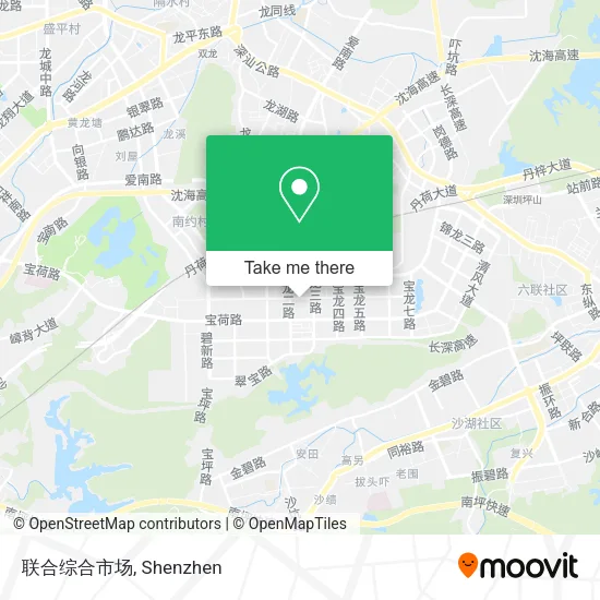 联合综合市场 map