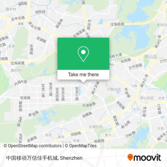 中国移动万信佳手机城 map