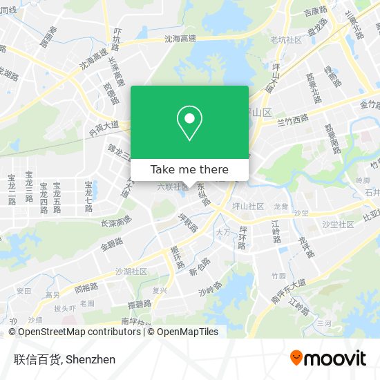 联信百货 map
