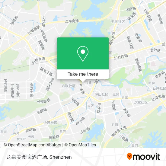 龙泉美食啤酒广场 map